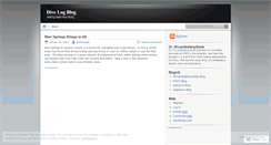 Desktop Screenshot of divelogblog.wordpress.com