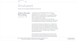 Desktop Screenshot of druhaset.wordpress.com