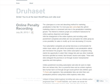 Tablet Screenshot of druhaset.wordpress.com