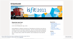 Desktop Screenshot of esamfundet.wordpress.com