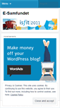 Mobile Screenshot of esamfundet.wordpress.com