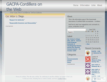 Tablet Screenshot of gacpacar.wordpress.com