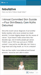 Mobile Screenshot of fabulizlive.wordpress.com