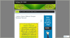 Desktop Screenshot of cahayasirrullah.wordpress.com