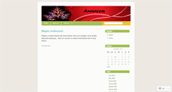 Desktop Screenshot of aneurysm2008.wordpress.com