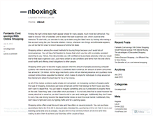 Tablet Screenshot of nboxingk.wordpress.com