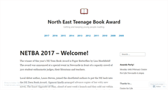 Desktop Screenshot of northeastteenagebookaward.wordpress.com