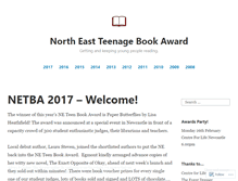 Tablet Screenshot of northeastteenagebookaward.wordpress.com