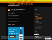 Tablet Screenshot of programerchile.wordpress.com