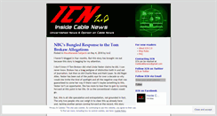 Desktop Screenshot of insidecablenews.wordpress.com