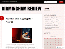 Tablet Screenshot of birminghamreview.wordpress.com