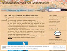 Tablet Screenshot of geschlechterchaos.wordpress.com