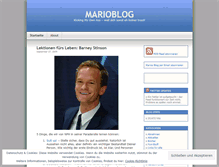 Tablet Screenshot of marioo.wordpress.com