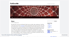 Desktop Screenshot of falloverme.wordpress.com