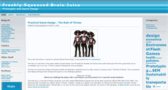Desktop Screenshot of brainjuicegames.wordpress.com