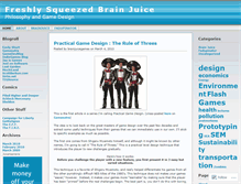Tablet Screenshot of brainjuicegames.wordpress.com