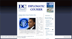 Desktop Screenshot of diplomaticourier.wordpress.com