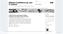 Desktop Screenshot of metodoscuantitativoscruno.wordpress.com