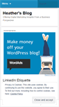 Mobile Screenshot of heathrm.wordpress.com