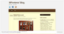 Desktop Screenshot of mponteres.wordpress.com