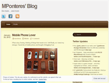 Tablet Screenshot of mponteres.wordpress.com