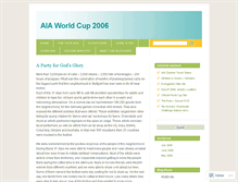 Tablet Screenshot of aiaworldcup.wordpress.com