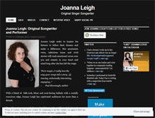 Tablet Screenshot of joannaleighmusic.wordpress.com