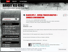 Tablet Screenshot of banditkidking.wordpress.com