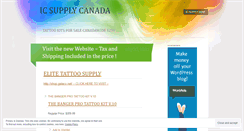 Desktop Screenshot of icsupply.wordpress.com