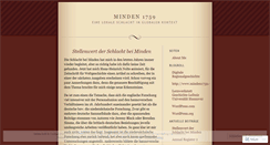 Desktop Screenshot of minden1759.wordpress.com