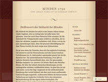 Tablet Screenshot of minden1759.wordpress.com