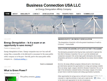 Tablet Screenshot of businessconnectionusa.wordpress.com