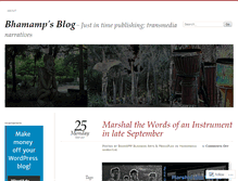 Tablet Screenshot of bhamamp.wordpress.com