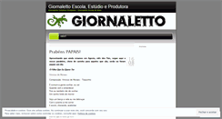 Desktop Screenshot of giornaletto.wordpress.com