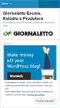 Mobile Screenshot of giornaletto.wordpress.com