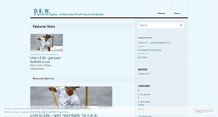 Desktop Screenshot of projectdew.wordpress.com