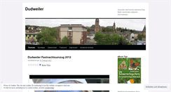 Desktop Screenshot of dudweiler.wordpress.com