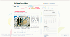 Desktop Screenshot of hendisolution.wordpress.com