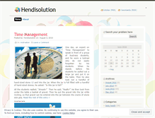 Tablet Screenshot of hendisolution.wordpress.com