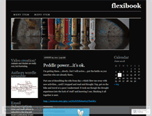 Tablet Screenshot of flexibook.wordpress.com