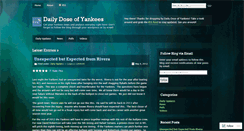 Desktop Screenshot of dailydoseofyankees.wordpress.com