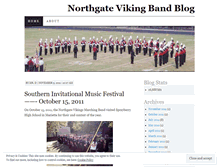 Tablet Screenshot of nghsband.wordpress.com