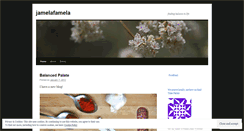 Desktop Screenshot of jamelafamela.wordpress.com