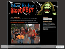 Tablet Screenshot of blueridgebloodfest.wordpress.com