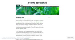 Desktop Screenshot of bolinhodebacalhau.wordpress.com