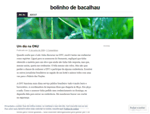 Tablet Screenshot of bolinhodebacalhau.wordpress.com