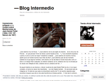 Tablet Screenshot of intermediodvd.wordpress.com