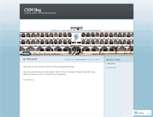 Tablet Screenshot of cssmmarine.wordpress.com