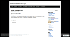 Desktop Screenshot of misteroteach.wordpress.com