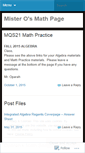 Mobile Screenshot of misteroteach.wordpress.com